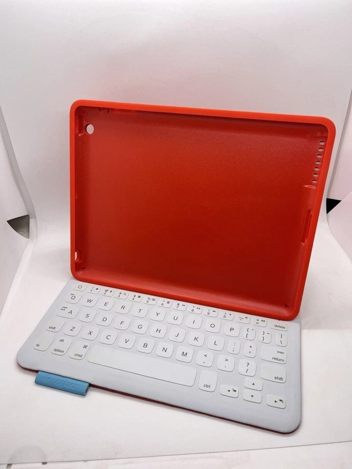 Folio de teclado original Logitech FabricSkin para Apple iPad, iPad 2, naranja Foto 3 de 4