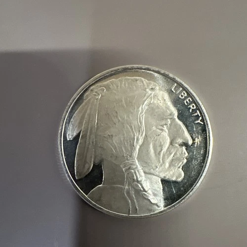 1 oz Troy .999 Silver - 2025 Liberty Buffalo Round - Indian Head -  Unbranded