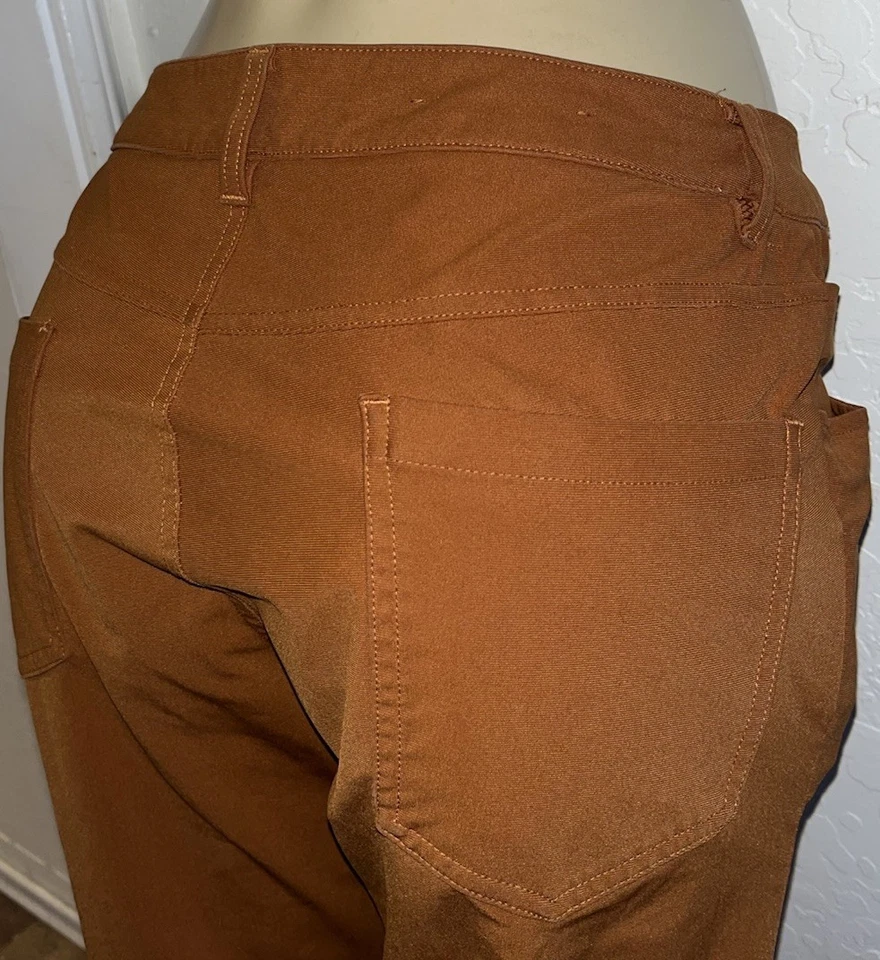 Pantalones ABC para Hombres LULULEMON *Warpstreme-Marrón Cobre-36 Alterados a 34 X 29 Foto 3 de 4