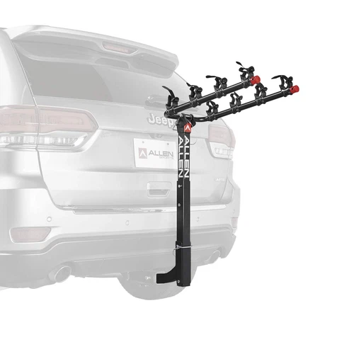 Sports Deluxe 4-Bike Hitch Mount Rack (2-Inch Receiver) , Black