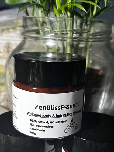 Whipped Handmade Mango Body & Hair Butter 100g| Deep Hydration For Dry Skin - Picture 15 of 24