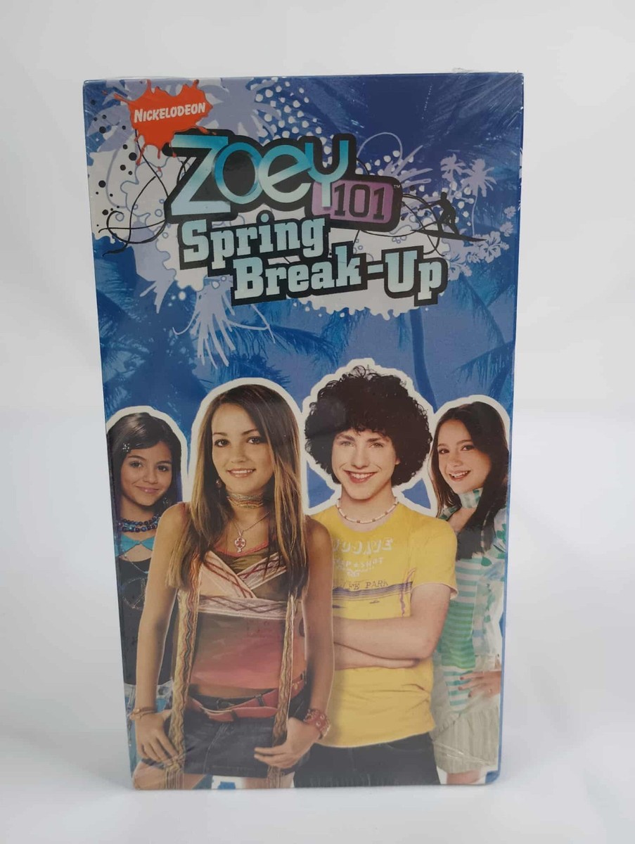 Zoey 101 Spring Break Up Nickelodeon VHS Tape 2006 Late Release