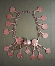 Ancien Collier/pectoral Berbère Maroc Ethnique
