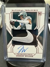 JOHNNY WILSON 2024 NATIONAL TREASURES ROOKIE TRUE RPA RC AUTO #1/2