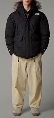 The North Face Mens Mcmurdo 600-Down Parka Insulated Winter Jacket - Black