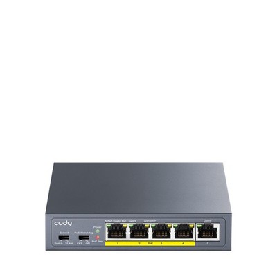 Cudy GS1005P 5-Port Gigabit PoE+ Unmanaged Network Switch