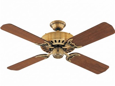 VINTAGE Hunter Summer Breeze 52'' Ceiling Fan  |  Antique Brass (25620)