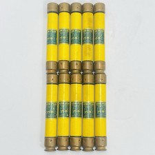 Qty 10 Bussmann LPS-RK-1 Time-Delay Fuses 1A 600VAC Class RK1 New Surplus 