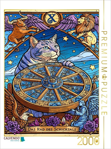 Calvendo Puzzle The Wheel Of Fate | 2000 Pieces, Finished Size 35.4 × 26.4 In (9-image