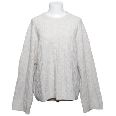 H&M, Strickpullover, Größe: M, Beige, Polyester/Acryl/Wolle/Elasthan #7Wx