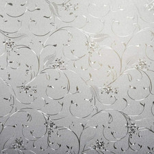 Window Privacy Film Decorative Static Cling Non-Adhesive, 17.7"X78.7" Decorati
