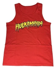 Hulk Hogan Hulkamania Yellow Logo Tank Top Shirt