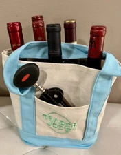 Trader Joe's Pastel Mini Canvas Tote Bag 2025 LIMITED EDITION-Green Color 