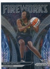 2022 Panini Prizm WNBA KELSEY MITCHELL #14 FIREWORKS Insert FEVER