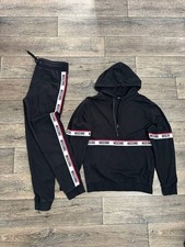 moschino tracksuit men black large