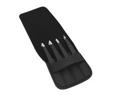 New Eyebrow Tweezers Eyebrow Clip Hair Beauty Pluckers Stainless Steel 4pcs Kit