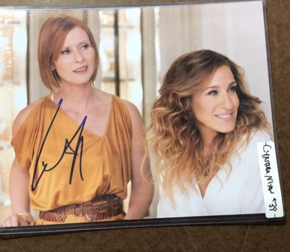 Cynthia Nixon Signed 8x10 Photo Autographed Sex and the City
