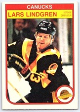 1982-83 O-Pee-Chee Lars Lindgren Vancouver Canucks #349