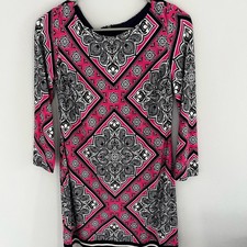 Vince Camuto Navy Dress with Pink Size Tag