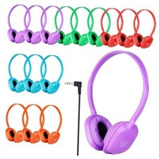 Classroom Headphones Bulk 15 Pack for School Kids,Wholesale Earphones Class