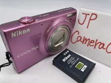 Nikon COOLPIX S6100 16.0MP Digital Camera pink 7x Zoom 4485