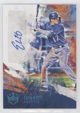 2021 Diamond Kings DK Signatures Holo Platinum Blue 10/25 Evan White Auto 2id