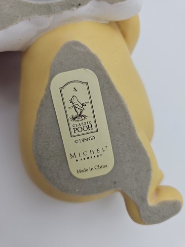 Classic Pooh Michel & Company Sleeping Pooh Bear Bank Disney - Picture 6 of 7
