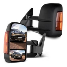 Tow Mirrors Compatible with for 2003-2007 For Chevy Silverado 3500/1500/2500