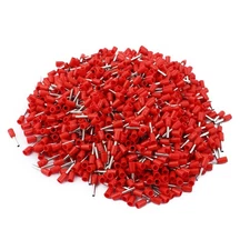 1000Pcs 18 AWG Insulated Pin for Marine Cord End Wire Ferrules Terminal Red