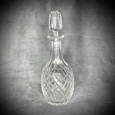 Royal Brierley Kristall Karaffe mit Stopfen - Vintage schwer geschliffen Bleikristall