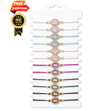 Raicegs 12PCS Friendship String Bracelets for Teen Women Man Adjustable, 04
