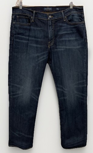 Lucky Brand 363 Straight Wide Leg Baggy Jeans Men’s Size 38 X 32 Stretch Retro