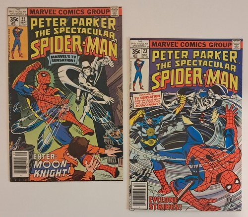 Peter Parker #22 & 23 (Enter The Moon Knight!) 1978