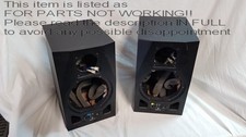 FOR PARTS! Adam A5X Paar (2x) Studio Monitor Lautsprecher, schwarz