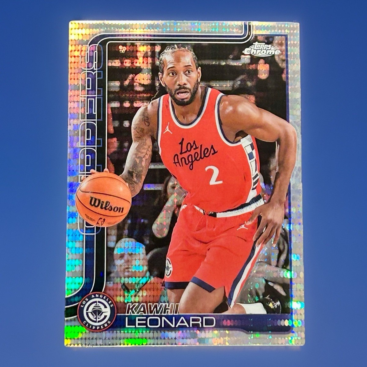 Kawhi Leonard Pulsar Refractor 2025-26 Topps Chrome #44 | eBay
