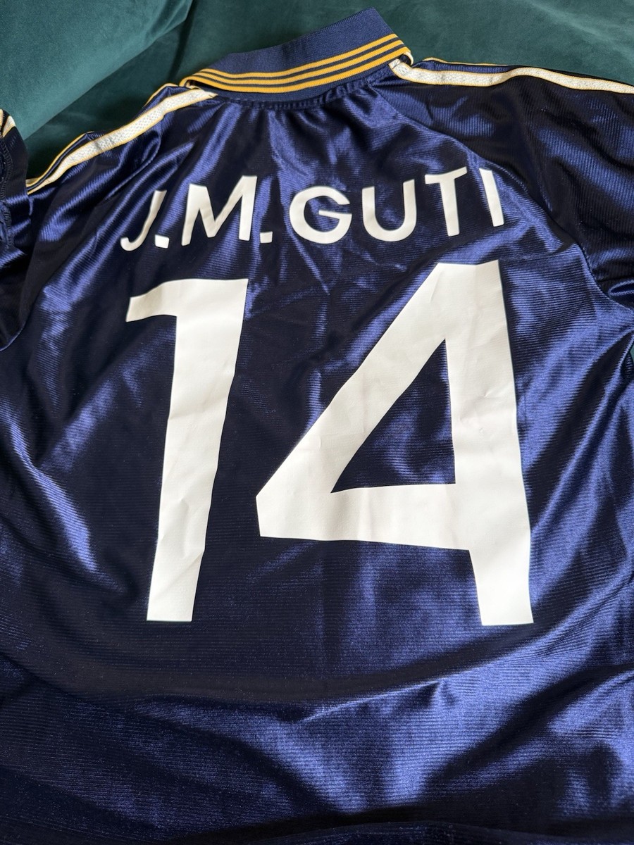 Real Madrid 1998 1999 Third J.M. Guti #14 Adidas Football Soccer