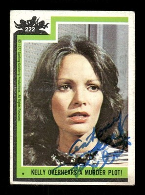 1977 Topps Charlie's Angels #222 Kelly, Jaclyn Smith signed autograph BXCP64
