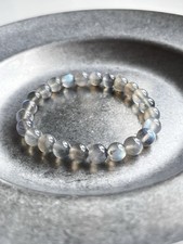 Handcrafted 100% Natural Labradorite 7.5+mm 1...