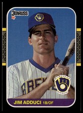 1987 Donruss #495 Jim Adduci