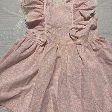 Vintage Fayette Girls Pink Daisy Spring Size 4T Dress