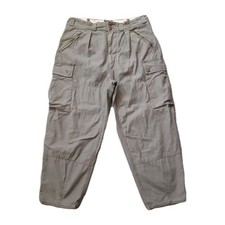 Vtg Polo Ralph Lauren Military Cargo Pants 34x30 Green Actual 34x25 Rare 60s USA