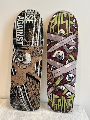 2 Rise Against Skateboard Skate Decks 