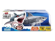 Robo Alive Great White Shark Interactive Toy for Kids Floats and Glows