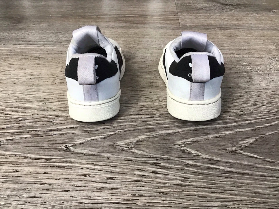 Adidas Original Bebé Talla 5.5K 5.5 Niños Superstar 360 Tenis Blanco Negro Foto 3 de 4