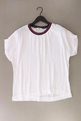 ⭐ iSilk Kurzarmbluse Regular Bluse für Damen Gr. 42, L mit Glitzer weiß ⭐ - Bild 1 von 4