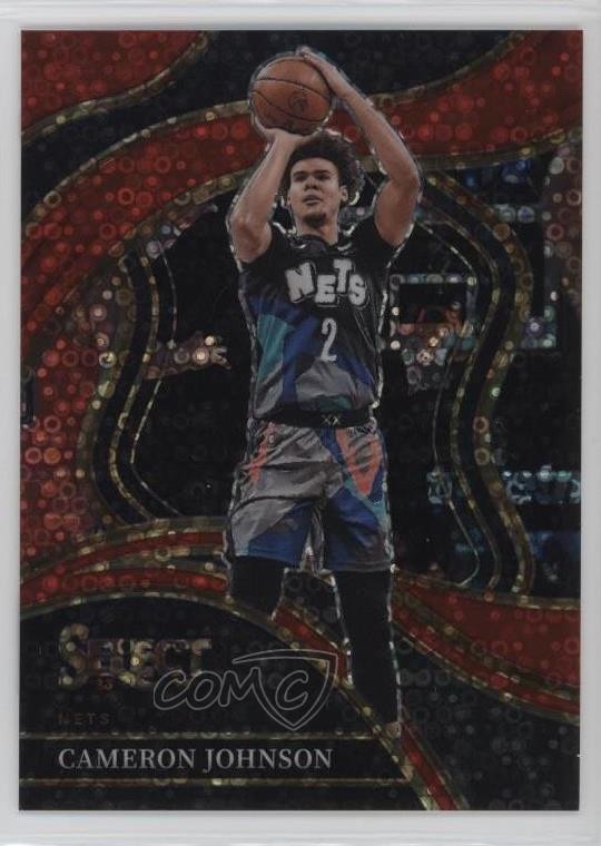 2023-24 Panini Select Courtside Red Disco Prizm 31/49 Cameron Johnson #212 1c42