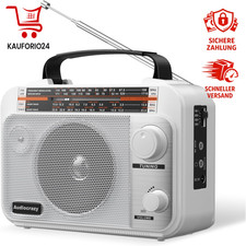 Kurzwellenradio Tragbar UKW AM SW1 SW2 1800mAh Batterie AUX