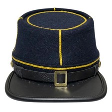 American Civil War Officer Union State Militia Cavalry Kepi Navy Blue Wo
