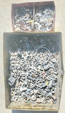 Lot Assortment Bolts Nuts Clips Washers Hardware Spacers Screws Metric & SAE