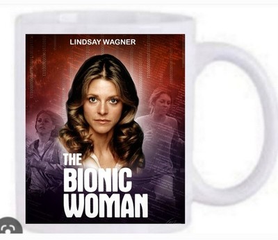 Lindsay Wagner die bionische Frau Tasse Neu Spülmaschinenfest 